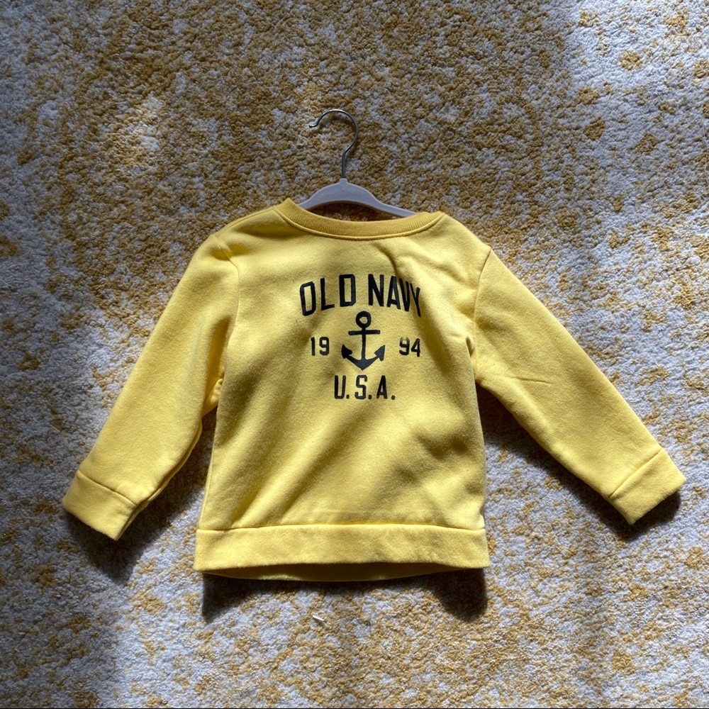Old Navy crew neck yellow